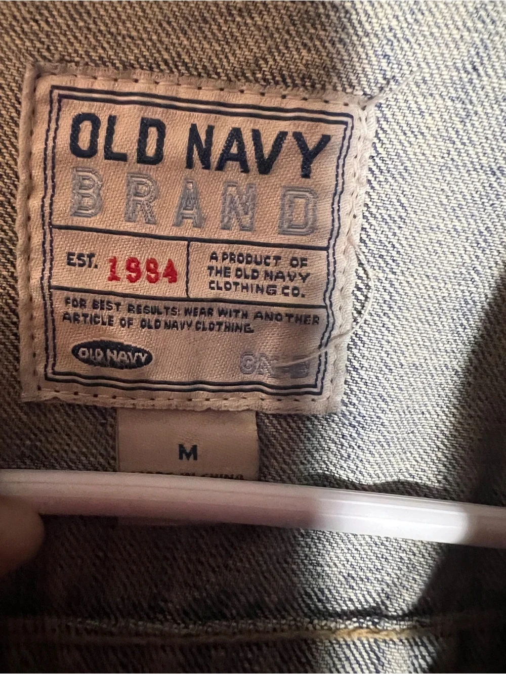 Old Navy Distressed Denim Jacket